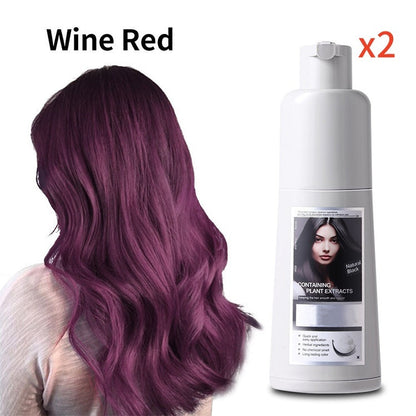 3-In-1 Long-Lasting Natural Hair Dye Shampoo