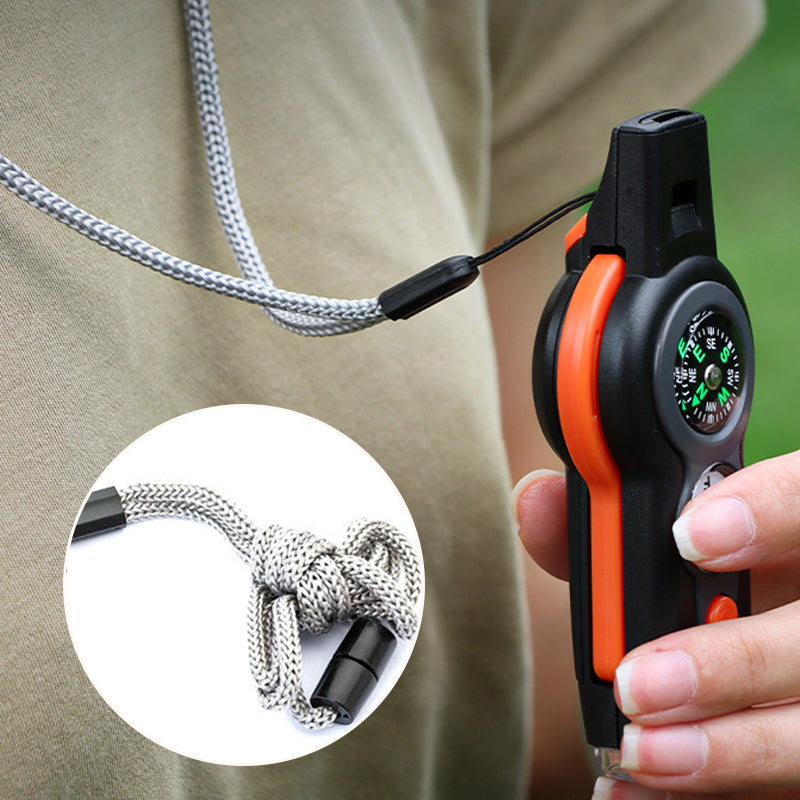 7-in-1 Multi-functional Outdoor Survival Whistle