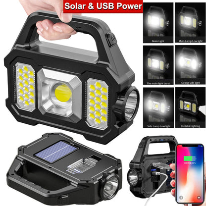 🔦✨ Ilumina Brasil LED Torch – 50% OFF! 500 lumens, solar + USB charging, 100-200m beam – never be left without light. ☀️