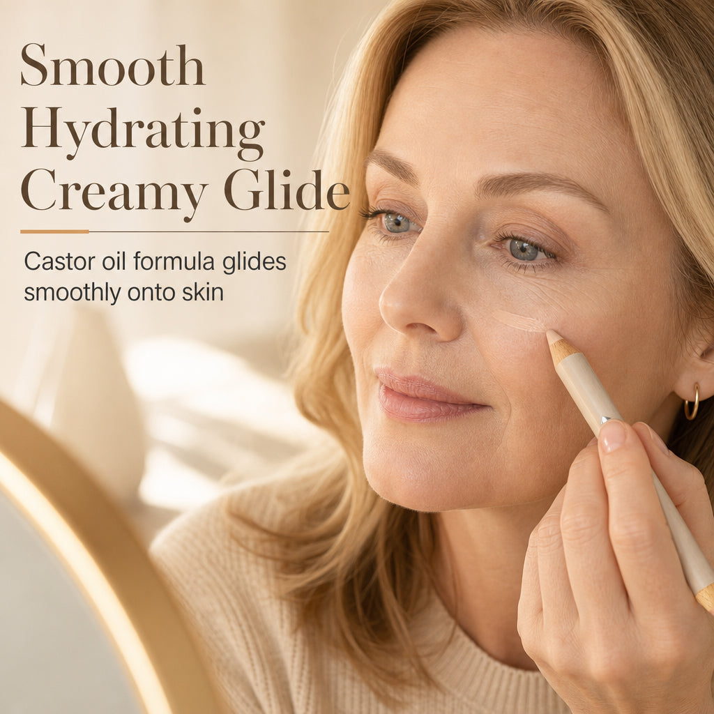 Dual Ended Hydrating Concealer Pen Crease Resistant and Moisturizing Face Makeup for Beginners to Cover Marks and Spots