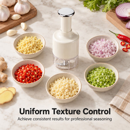 Multi-Function Manual Press Garlic Chopper