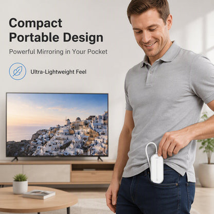 Wireless Display Dongle for Phone, TV, and Projector