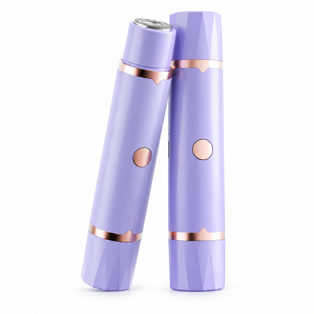 Portable Electric Hair Remover – dual-head body & bikini trimmer, gentle foil mesh & sensitive-area guards