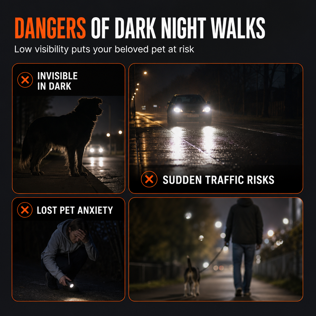 🔥50% OFF!!📢🐕 LED Light-Up Dog Harness – Stay More Visible on Evening Walks & Keep Your Pup Comfortable ✨