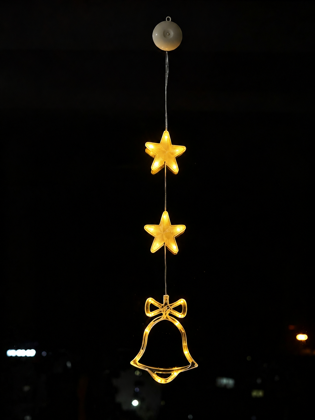 Battery-Operated LED Christmas Window Lights