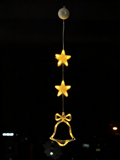Battery-Operated LED Christmas Window Lights