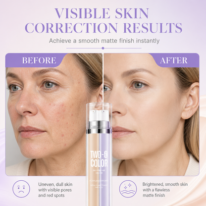 Dual Tube Dual Color Makeup Primer and BB Cream Liquid Moisturizing Skin Brightening Concealer